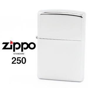 Zippo 250 ジッポー ZIPPO STANDARD スタンダード クローム 鏡面仕上げ ライター お取り寄せ｜iget