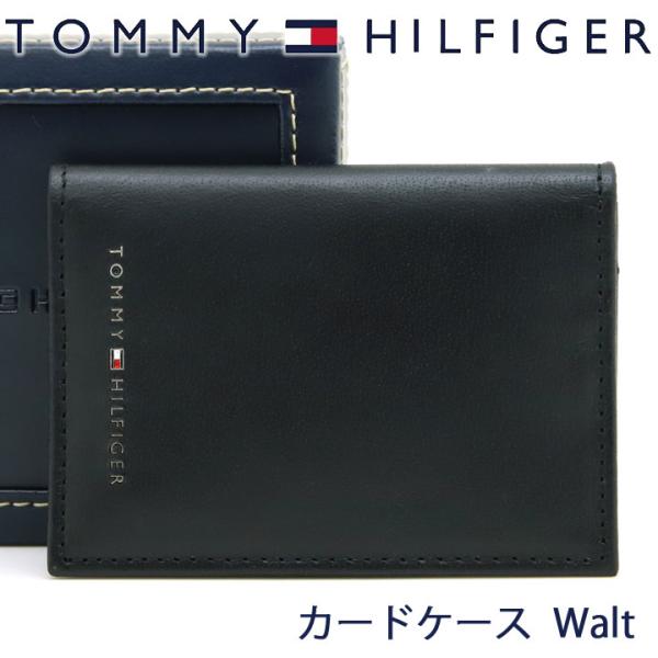 トミーヒルフィガー カードケース カード入れ 名刺入れ メンズ ブラック 31TL200030-00...