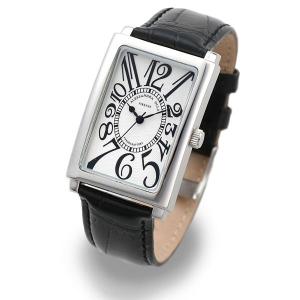 アレサンドラオーラ 腕時計 ALESSANDRA OLLA 時計 AO-4500 BK レザー ホワイト文字盤 メンズ 【お取り寄せ】｜iget