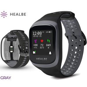 スマートウォッチ HEALBE GoBe3 ゴービー3 グレー HGB3-BK-GY カロリー計算 ダイエット 食事管理 水分管理 睡眠計 歩数計 腕時計｜iget