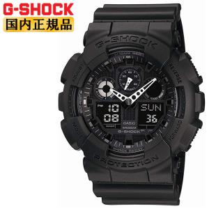 G-SHOCK Gショック GA-100-1A1JF CASIO カシオ デジタル×アナログコンビモデル オールブラックタイプ 腕時計 お取り寄せ｜iget