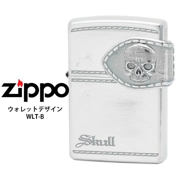 Zippo ジッポー ウォレットデザイン Wallet Design WLT-B 銀イブシ エッチン...