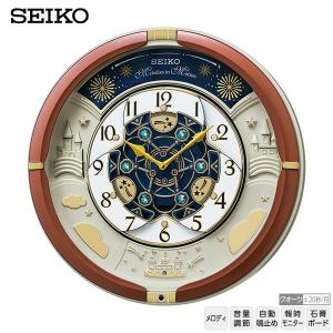 SEIKO（セイコー） からくり 電波 掛 時計 クロック メロディ RE559H