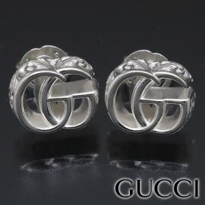 GUCCI ピアス　マーモント　ダブルG インターロッキング　925 ダブルG ピアススターリングシルバー | GUCCI公式