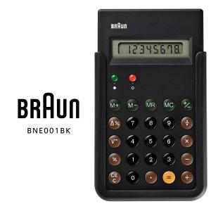 BRAUN ブラウン BNE001BK 電卓 デザイン 8桁 自動電源OFF シンプル お取り寄せ｜iget