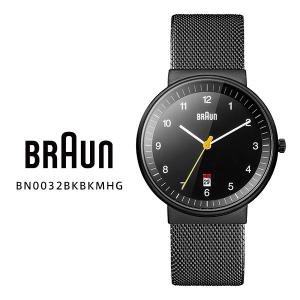 BRAUN ブラウン BNH0032BKBKMHG アナログ ウオッチ Analog Watch ブラック メッシュ デイト クオーツ 腕時計 お取り寄せ｜iget
