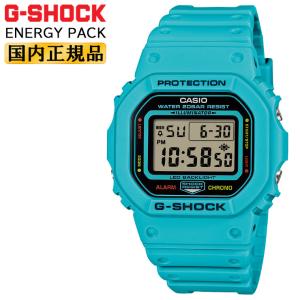 G-SHOCK Gショック DW-5600EP-2JF ブルー ENERGY PACK CASIO ORIGIN デジタル スクエア 青 メンズ 腕時計｜iget