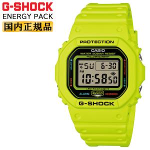 G-SHOCK Gショック DW-5600EP-9JF イエロー ENERGY PACK CASIO ORIGIN デジタル スクエア 黄色 メンズ 腕時計｜iget