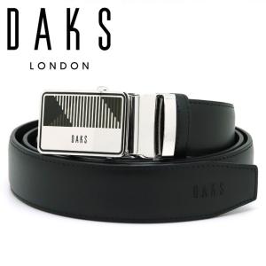 【タグ付き未使用】DAKS オーストリッチ♡ベルト　ブラック　裏側牛革　手縫い DAKS オーストリッチ 黒 DAKS（ダックス） バックルなし ベルト