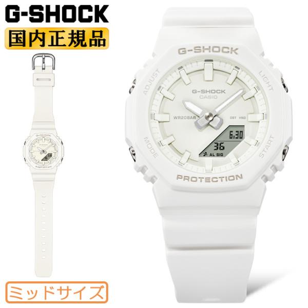 G-SHOCK ミッドサイズ TONE-ON-TONE Series ホワイト GMA-P2100-...