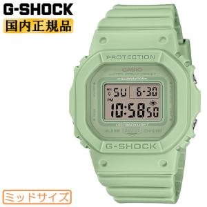 G-SHOCK オリジン ミッドサイズ GMD-S5600BA-3JF カシオ Gショック ORIGIN MID size スクエア デジタル ユニセックス 男女兼用 グリーン 緑 ワントーン 腕時計｜iget