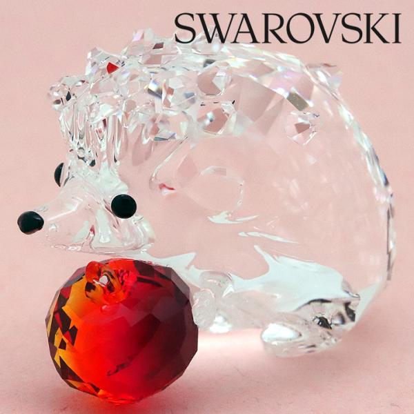 スワロフスキー クリスタル フィギュア ハリネズミとリンゴ Swarovski 5532203 フィ...