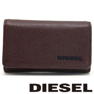 ディーゼル キーケース 6連キーケース DIESEL キーホルダー メンズ ダークボルドー ダークブラウン X06629 P0396 T5081｜iget