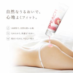 ピーチ味潤滑ゼリー、口にしても大丈夫 潤滑 ロ...の詳細画像2