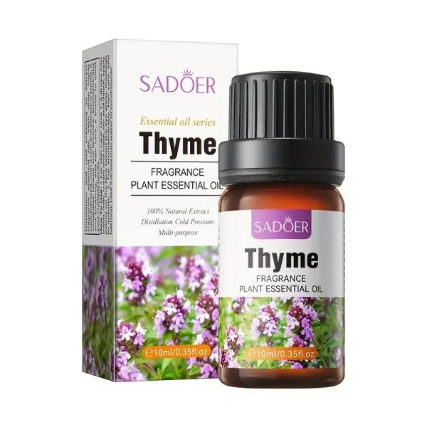 【2本セット】タイム精油、アロマ トリートメント オイル、ボディマッサージ、フェイスケア、ヘアケア、...