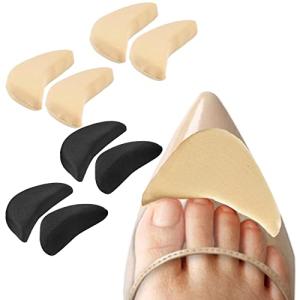 つま先クッション スポンジ 低反発 つま先の隙間埋め パンプス サイズ調整 パカパカ解消 前滑り防止 つま先保護 脱げ防止 靴ずれ 靴擦れ 予防 レデ