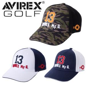 アヴィレックス ゴルフ ナンバリングキャップ メンズ AVIREX GOLF AVG3F-CP7｜ignet2018