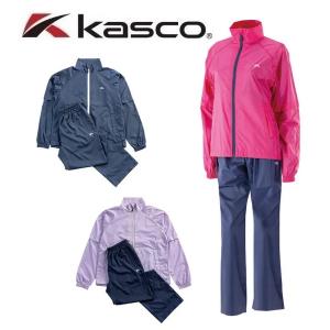 キャスコ ゴルフ レインウェア レディース 上下セット 収納ポーチ付き kasco KSRWL-00...