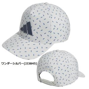 アディダス ゴルフ キャップ 総柄 スナップバ...の詳細画像2