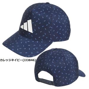 アディダス ゴルフ キャップ 総柄 スナップバ...の詳細画像3