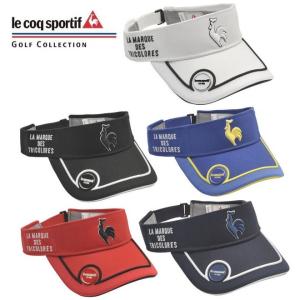 ルコック ゴルフ メンズ マーカー付き バイザー QGBPJC52 Le coq sportif GOLF 帽子