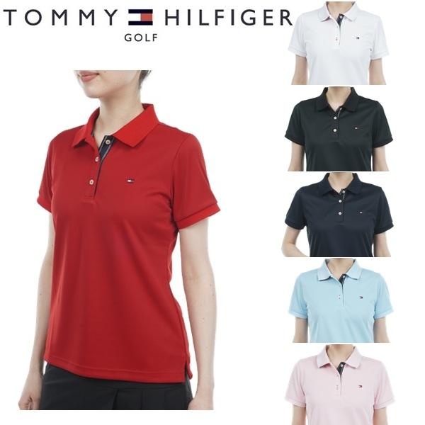 トミーヒルフィガー ゴルフ レディース ベーシックフラッグ ポロシャツ TOMMY HILFIGER...