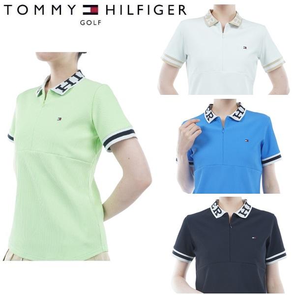 トミーヒルフィガー ゴルフ レディース ハイテンション ハーフジップモックシャツ TOMMY HIL...