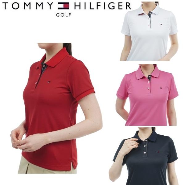 トミーヒルフィガー ゴルフ レディース ベーシックフラッグ ポロシャツ TOMMY HILFIGER...