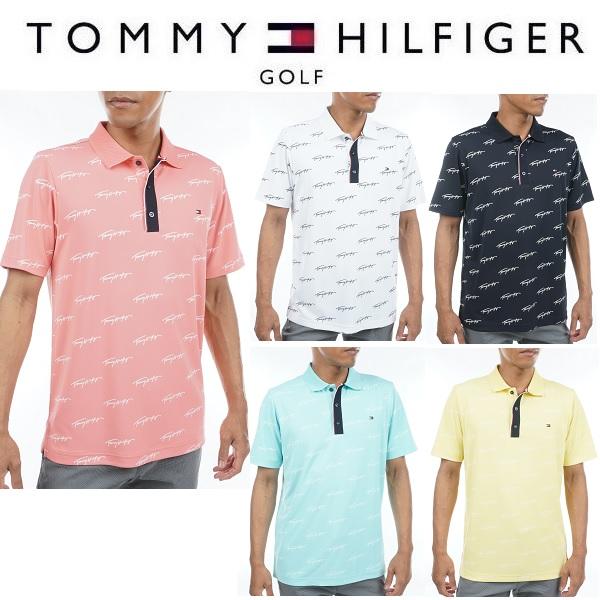 トミーヒルフィガー ゴルフ メンズ  ロゴモノグラム ポロシャツ TOMMY HILFIGER  T...