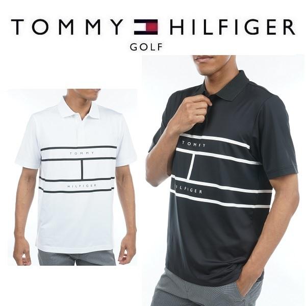 トミーヒルフィガー ゴルフ メンズ フラッグプリント ポロシャツ THMA339 2023年春夏モデ...