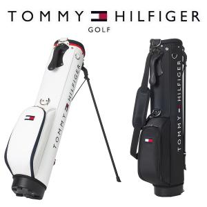 トミーヒルフィガー ゴルフ スタンド キャディバッグ トライアングルエンボス TOMMY HILFIGER GOLF THMG2FC3