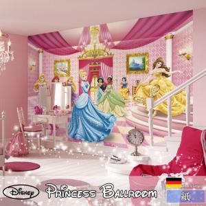 壁紙 ディズニー プリンセス 張り替え 自分で クロス diy おしゃれ 輸入壁紙 Princess Ballroom 8-476 紙製 CSZ｜igogochi