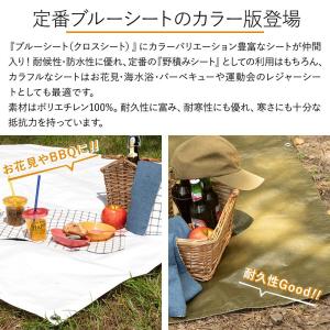 ブルーシート カラー 色 防水 厚手 大型 ビ...の詳細画像1