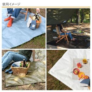 ブルーシート カラー 色 防水 厚手 大型 ビ...の詳細画像4