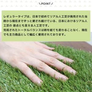 人工芝 グレー カラー DIY 庭 オフィス ...の詳細画像2