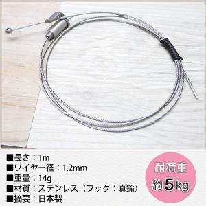 ピクチャーレール ワイヤー デコレール専用 S...の詳細画像1