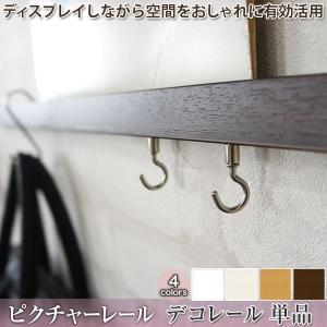 ピクチャーレール ディスプレイ収納 デコレール レール単品