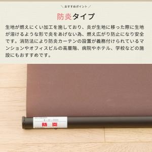 ロールスクリーン 防炎 オーダー 無地 プルコ...の詳細画像2