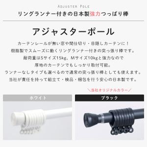 突っ張り棒 カーテン 強力 ロング 長い 黒 ...の詳細画像1