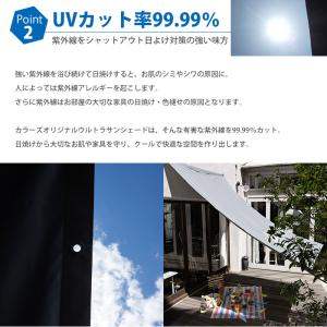日よけシェード 雨よけ サンシェード ベランダ...の詳細画像2
