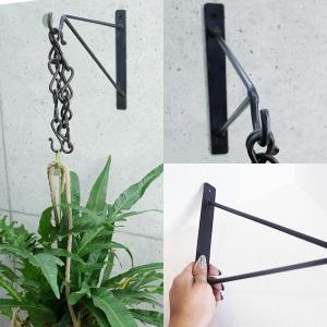 アイアン ブラケット ハンギング アイアン雑貨...の詳細画像2