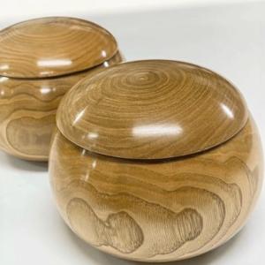 囲碁 手作木製碁笥 栗特大36号 伝統工芸士作...の詳細画像2