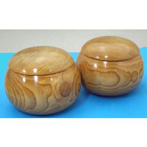 囲碁 人気の手作木製碁笥 栗 大33号(伝統工...の詳細画像4