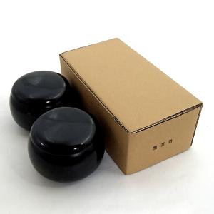 囲碁用品 碁笥 安価で便利 プラスチック 黒 大...の商品画像