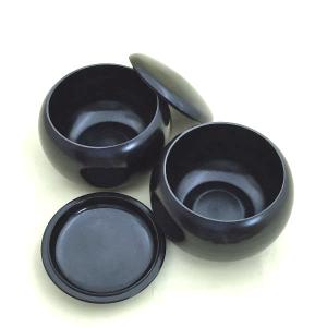 囲碁用品 碁笥 安価で便利 プラスチック 黒 ...の詳細画像1