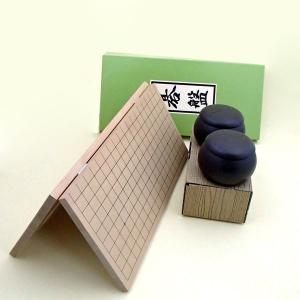 囲碁盤セット　新桂5号折碁盤とP碁笥・碁石（6mm）普及セット　送料無料