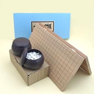 囲碁盤セット イチオシ新桂6号折碁盤とプラスチッ...の商品画像