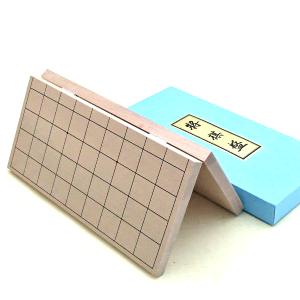 将棋盤　携帯便利　中厚の新桂６号折将棋盤（木製）