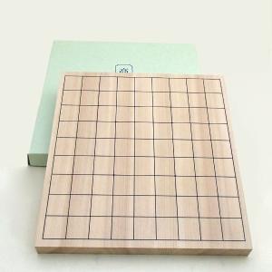 将棋盤 新かや1寸ハギ卓上将棋盤 ※見やすい色合いの木製卓上将棋盤