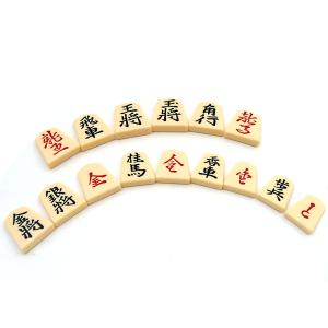 将棋駒 プラスチック製駒 歩心(裏赤) Pケース入りの詳細画像1